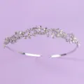 Elegant French Retro Rhinestone Headband Bridal Wedding Hair Hoop Party Accessory - Simple Premium Style (TS-J295)