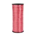 Red heart print ribbon roll for gift wrapping, party decoration, and holiday packaging use. - 100 Yards Pack / Red Heart Print