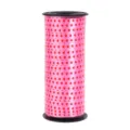 Pink heart print ribbon spool for gift box wrapping and holiday party decoration. - 100 Yards Pack / Pink Heart Print
