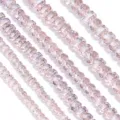 Faceted crystal rondelle beads for DIY jewelry making, beautiful shiny spacer bead strands. - Pink Purple