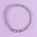 Silver heart cubic zirconia tennis bracelet for women wedding party jewelry gift - Casual Luxury Bracelet BS-J5474S