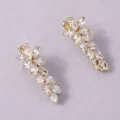 Pince a cheveux elegante avec cristaux brillants et finition dores pour soirees. - Lot de 2 / Or