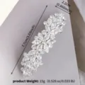 Luxueuse pince à cheveux en zircone marquise, barrette en métal strass étincelant pour style chic. - Style Oeil de Cheval Long (HS-J7490S) / Argent