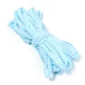 Light blue pom-pom fringe trim ribbon for DIY sewing crafts, garment accessories, and decor. - Width 1cm 10 Yards/Pack / Sky Blue