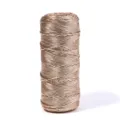 Cordón dorado metálico para etiquetas de ropa, envoltorios de regalos y manualidades. - 1.5mm/Carrete / Oro Rosa Claro