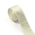 Nastro con strass luminoso passamaneria brillante per fiocco DIY accessori abbigliamento - 3 Yards/Rotolo / Verde chiaro
