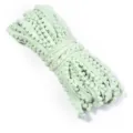Light green pom pom trim fringe ribbon for DIY crafts, sewing accessories and garment decor. - Width 1cm 10 Yards/Pack / Lake Green