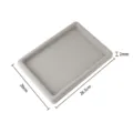 Grey jewelry design tray beading board with size dimensions 20x26.5cm for DIY craft - Loose Bead Tray / 1 Piece (26.5cmx20cmx2cm)