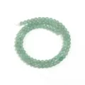 Natuurlijke groene aventurijn ronde kraaltjes detail voor DIY handgemaakte sieraden maken - Groene Aventurijn (Kleurvariatie Mogelijk Per Batch) / OD 4mm Binnenmaat 0.8mm (Ongeveer 90 Stks)