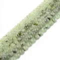 Hilos de cuentas redondas de prehnita verde natural para accesorios de fabricación de joyas DIY. - 10mm / Prehnita
