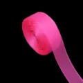 Heißrosa Organzaband Rolle, transparente Stoffborte für Basteln, Geschenke verpacken und Deko. - Bandbreite 2,5 cm 10 Yards/Rolle / Rosa