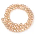 Gefacetteerde kristallen glasparels streng voor DIY sieraden maken, armbanden en kettingen. - Champagne