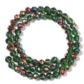 Gefacetteerde groene kristalglas kralen detail voor DIY sieraden maken armbanden onderdelen. - Grasgroen