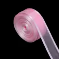 Rosa Organzaband Detail, transparente breite Kanten Stoffborte fuer Geschenke und Deko. - 2,5 cm 10 Yards/Rolle / Rosa