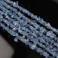 Lichtblauwe onregelmatige kristallen chip kralen strengen voor DIY sieraden maken - 220 stuks/verpakking / Lichtblauw Kristalsplit