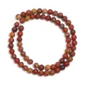 Natural red agate loose beads round gemstone spacer beads for DIY jewelry making 1 strand - Round Loose Beads (T6519) / 6mm (Approx 60pcs)