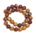 Perline in agata rossa di Xuanhua perline semilavorate tonde per accessori gioielli fai da te - Perline Sciolte Rotonde (T6519) / 12mm (circa 30 pezzi)