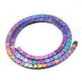 Colorful arrow hematite bead strand for DIY jewelry making, necklace bracelet spacer components. - Multicolor (Shiny Small V)