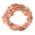 Perles irrégulières en agate de cristal de pierre naturelle bracelet DIY vue détaillée - Env. 45 Pièces/Paquet / Pierre de Soleil
