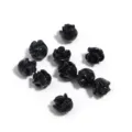 Perle sciolte imitate corallo rosa nero per braccialetti DIY fatti a mano accessori gioielli. - Rosa Nera