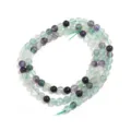 Natürliche bunte Fluorit lose runde Perlen Detail, Halbedelstein Schmuck Zubehör Großhandel. - 4mm (Ca. 90-95 Stk) / Bunter Fluorit