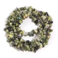 Perline di pietra naturale verde, perline sfuse irregolari per gioielli fai da te. - 8*5mm (circa 220 pezzi) / Pino Giallo Erba