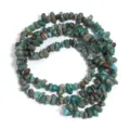 Filo di perline irregolari in turchese naturale per la creazione di gioielli fai da te. - 8*5mm (circa 220 pezzi) / Pino Africano