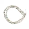 Natürliche Edelstein Perlen 4mm runde Jade Kristall Perlen für DIY Schmuckherstellung Zubehör. - 4mm (Ca. 90-95 Stk) / Glückverheißende Jade