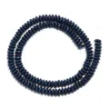 Faceted abacus beads metallic blue loose beads for DIY jewelry making bracelet necklace. - 3x2mm (Approx 180 Pieces/Pack) / Blue