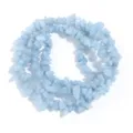 Perline di pietra naturale azzurra in trucioli per bracciali e collane fatti a mano fai da te. - 8*5mm (circa 220 pezzi) / Pietra turchese
