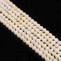 4mm natural stone loose beads for DIY jewelry making, semi-finished round bead strands. - 4mm (Approx 90-95 Pcs) / Lushan Jade