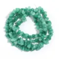 Perline di pietra verde naturale, pietre preziose irregolari sfuse per gioielli fai da te. - 8*5mm (circa 220 pezzi) / Verde Ciano