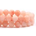 Natürliche rosa Stein Kristall Perlen lose halbfinite DIY Armband Schmuck Zubehör - Farbverstärkter Rosa Morganit