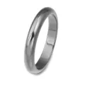 High quality hematite ring band smooth arc shape black stone DIY jewelry accessory - Inner Diameter 19mm / Thickness 2.6mm / Width 4mm / Black