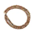Natürliche bunte Jaspis Perlen runder Strang für DIY handgemachte Armbänder Schmuck. - 4mm (Ca. 90-95 Stk) / Unakit