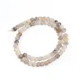 Natural black white dragon vein agate round beads loose bracelet semi finished product wholesale - Black Line Dragon Vein (Item No:T5244) / 6mm (Approx. 60 Pieces)