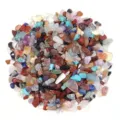Unregelmäßige Naturkristallsplitter Edelsteinperlen für DIY Schmuck Armband Halskette Zubehör - 100g Packung / Zufällige gemischte Stile