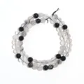 Natürliche schwarze Rutilquarz runde lose Perlen für DIY Armband und Halskette Herstellung. - Runde Perle (0.8mm Loch) / 6mm Durchmesser / Schwarz