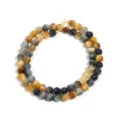 Yellow dream tiger eye gemstone beads round loose beads for making DIY jewelry - Dreamy Tiger Eye (Color varies by batch) / 6mm (Aperture Approx 1.0mm)