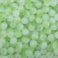 Grüne Glasperlen lose Farbverlauf zweifarbig DIY Armband Halskette Schmuckzubehör. - Obstgrün