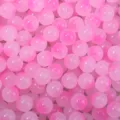 Rosa Farbverlauf matte Glasperlen rund lose Perlen für DIY Schmuckherstellung Armbänder - Rosarot