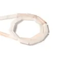 Natürliche Kristall Achat Jade zylindrische lose Perlen für DIY handgemachten Schmuck - 4*13mm (Ca. 29 Stück) / Rosa Aventurin