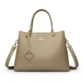 Elegant khaki women handbag large capacity tote stylish shoulder bag casual crossbody bag - Apricot
