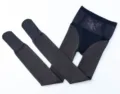 High-waisted fleece lined fake translucent tights with tummy control and fairy graphic design. - Footed / Thin Fleece (100g)