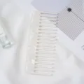 Acetate wide tooth hair comb marble pattern anti static hair styling tool detail view - 1# 11.8x4.6cm Mermaid Color Acetate Hair Comb