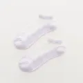 Transparent crystal silk women socks shallow mouth purple boat socks casual summer daily wear - One Size / Purple
