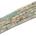Natürliche Kaiserjaspis Perlen 13x4mm Rechteckige Säulenperlen DIY Schmuckherstellung - Stil 2 / 29 Stück/Packung / Dunkles Schlangenhautmuster
