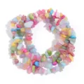 Perle di pietra irregolari naturali colorate per la creazione di gioielli braccialetto DIY. - 8*5mm (circa 220 pezzi) / Pietre colorate