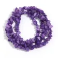 Perle di pietra frastagliata viola irregolari DIY braccialetto collana accessori gioielli - 8*5mm (circa 220 pezzi) / Pietre Viola