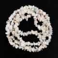 Perline di trucioli di turchese bianco naturale pietre irregolari accessori braccialetto - 8*5mm (circa 220 pezzi) / Pino Bianco Scoppio